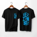 “DESIGNERS” Bold Vertical Typography Tee